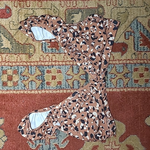 OLD NAVY PLUS SIZE ABSTRACT LEOPARD PRINT BIKINI - Picture 5 of 8